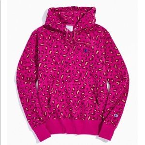 Nwt champion fuchsia hoodie sweatshirt